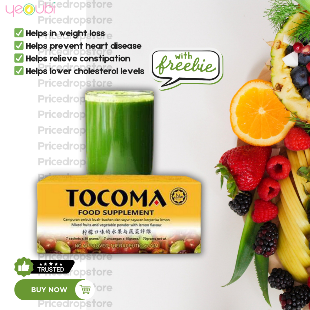 Tocoma Colon Cleanser – Natural Detox Drink for Gut Cleanse, Digestion ...