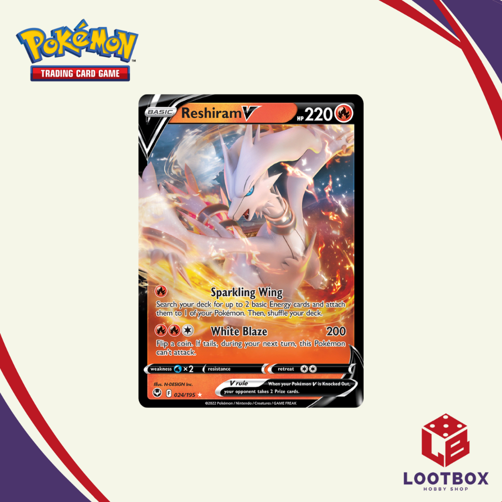 Pokemon Card Game: Reshiram V (Ultra Rare) - Silver Tempest | Shopee  Philippines