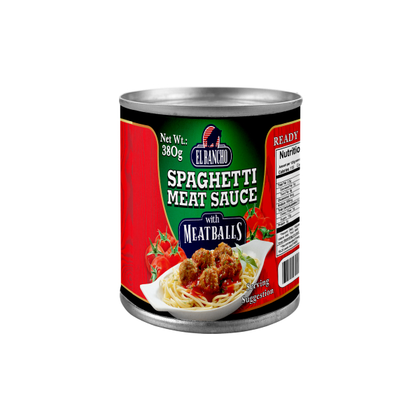 El Rancho Spaghetti Sauce with Meatballs 380g(EXPIRY:NOV2026) | Shopee ...