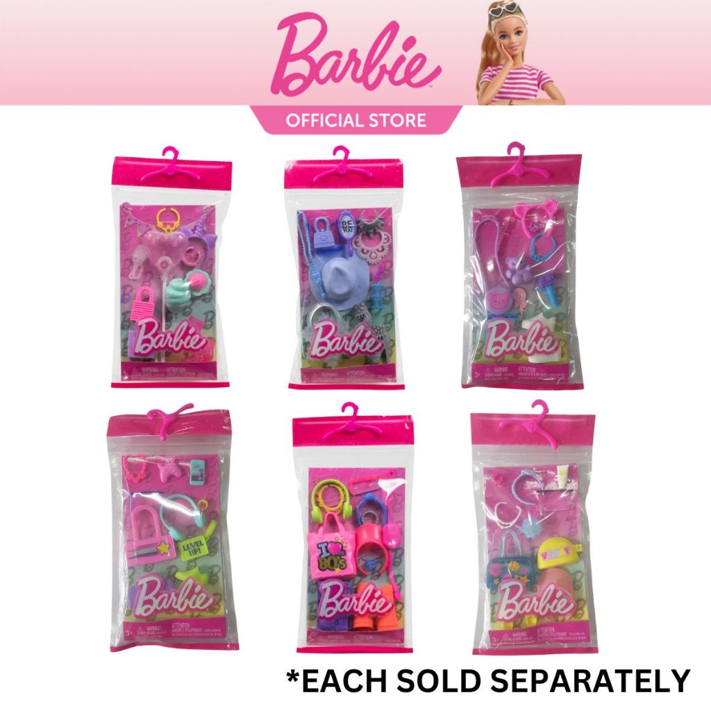 Barbie Complete Looks Fashion Packs with Accessories For Doll | Shopee ...