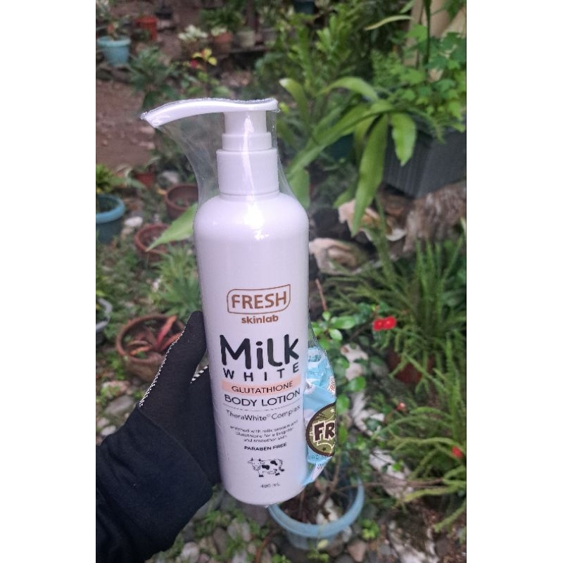 glutathione ai Fresh Skinlab Milk White Glutathione Body Lotion (480ml) main image 1