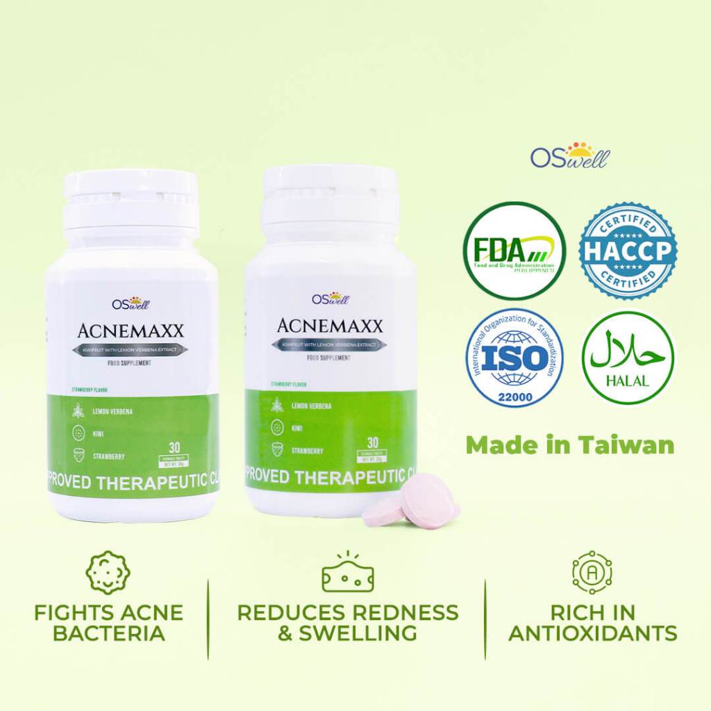 OSwell ACNEMAXX (2 bottles) Oil Control Acne Pimple Reduction Anti ... - Anti-Inflammatory Skincare For Acne