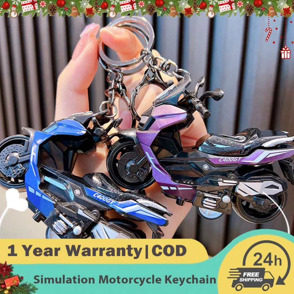 Creative Simulation Toy Car Model Keychain Car Key Alloy Pull Back ...