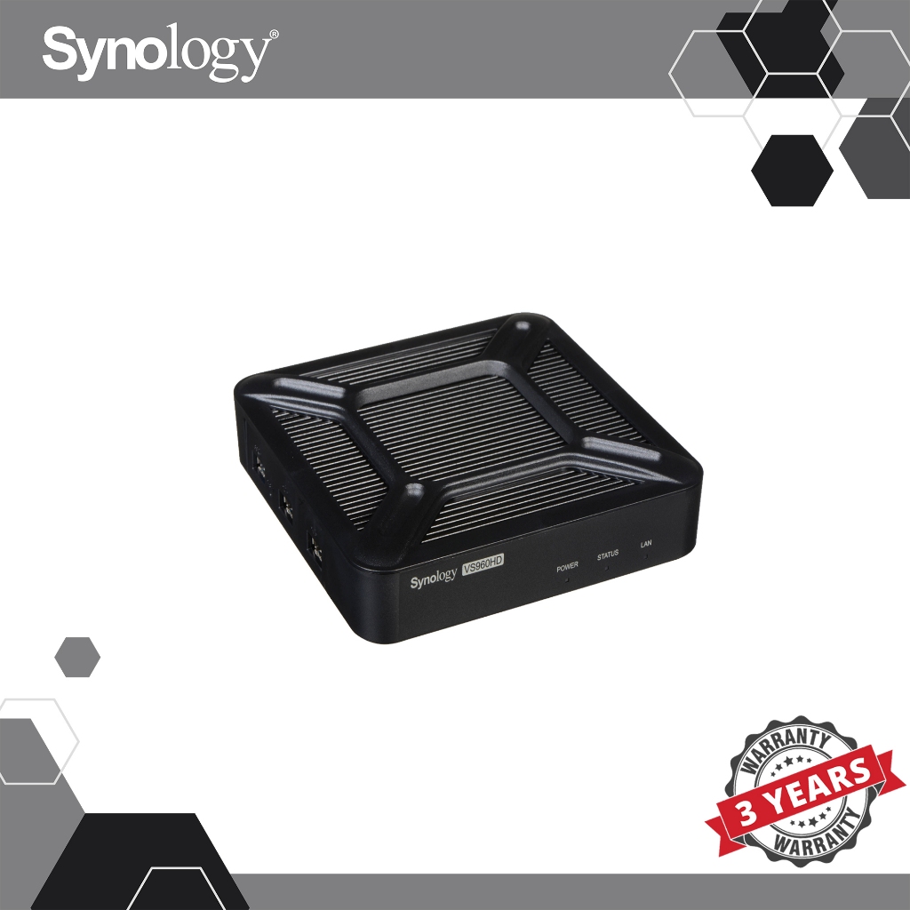 Synology Visual Station VS960HD Video Decoder Black with 3 years Local ...