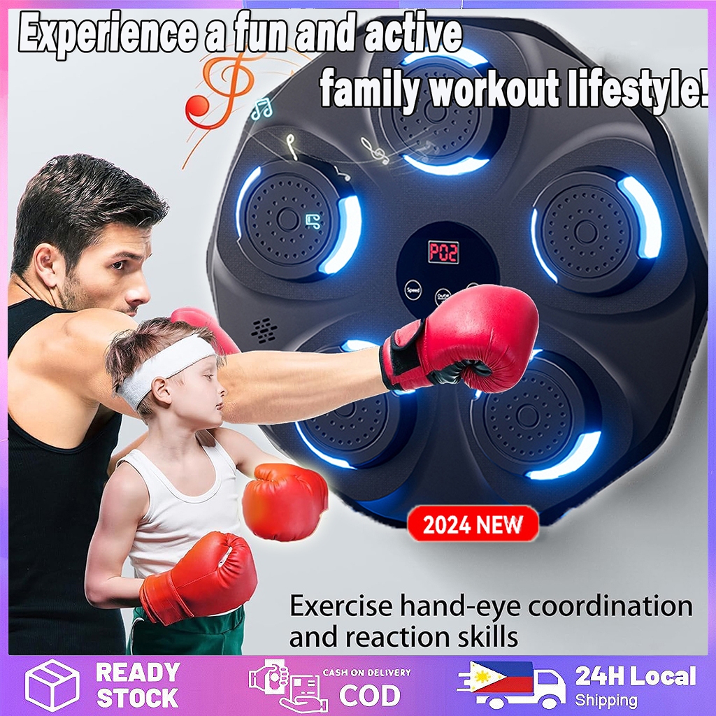 Smart music boxing machine electronic boxing response target beat ...