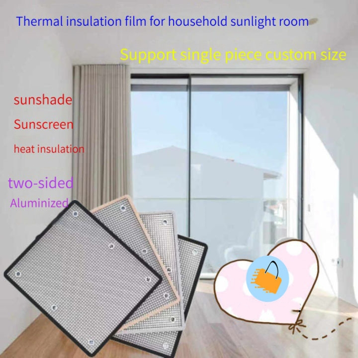 Double layer thermal heat insulation aluminum foil insulation film ...