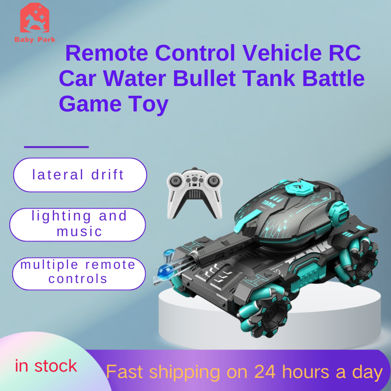 Remote Control Vehicle RC Car Water Bullet Tank Battle Game Toy Tank ...