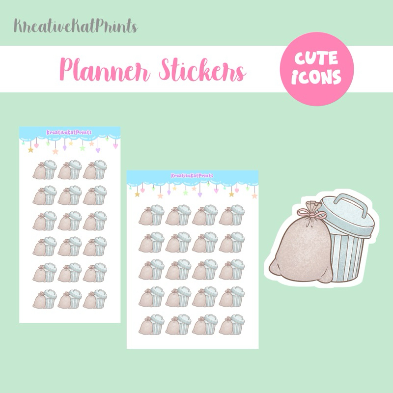 Planner Sticker - Take out Trash Stickers | Shopee Philippines