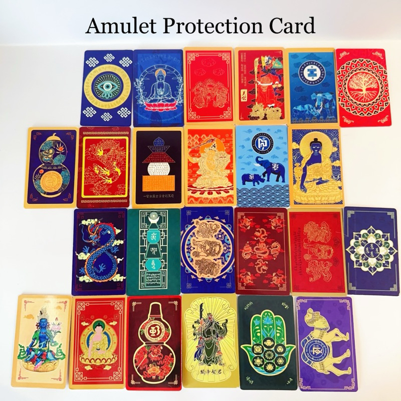 Feng Shui Amulet Card For Wealth For Health Lucky Charms Card For Home ...