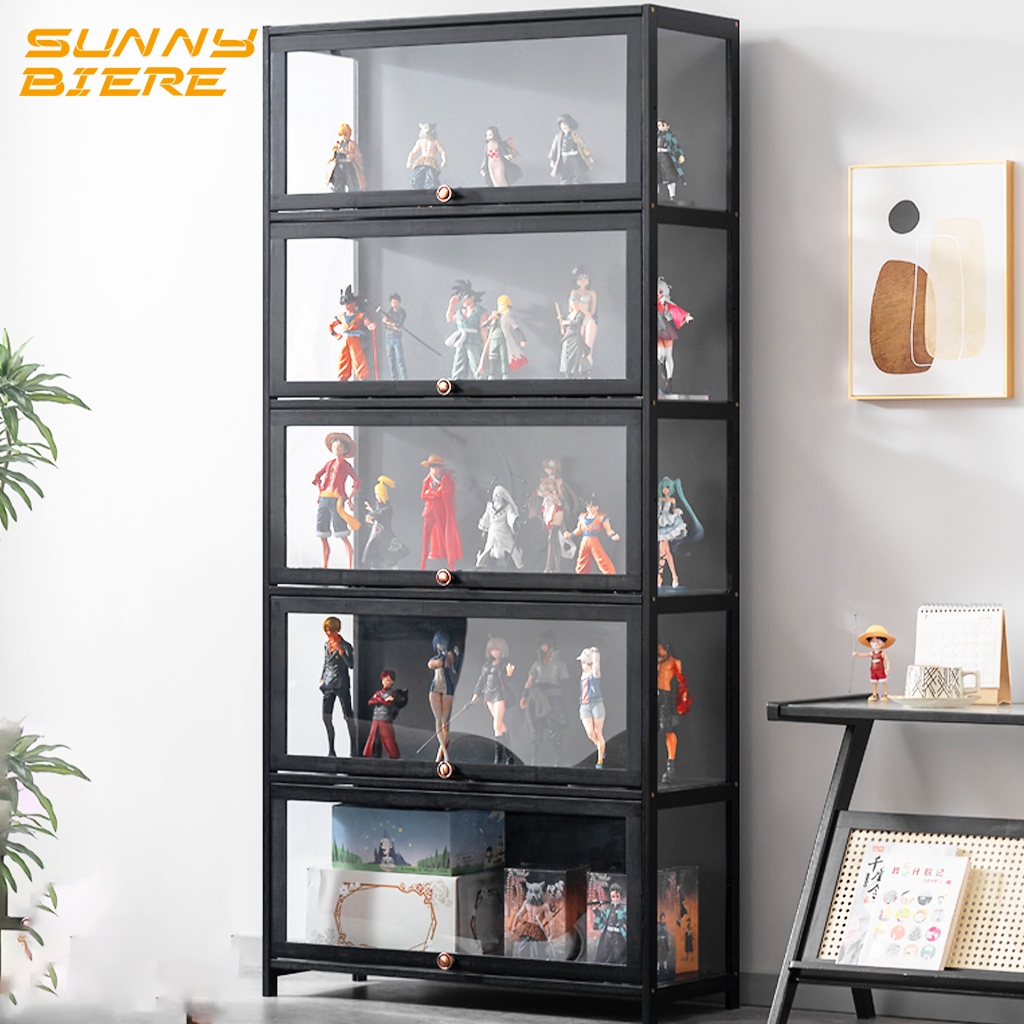SUNNY Display Cabinet For Toy Acrylic Storage Rack Organizer Home and ...