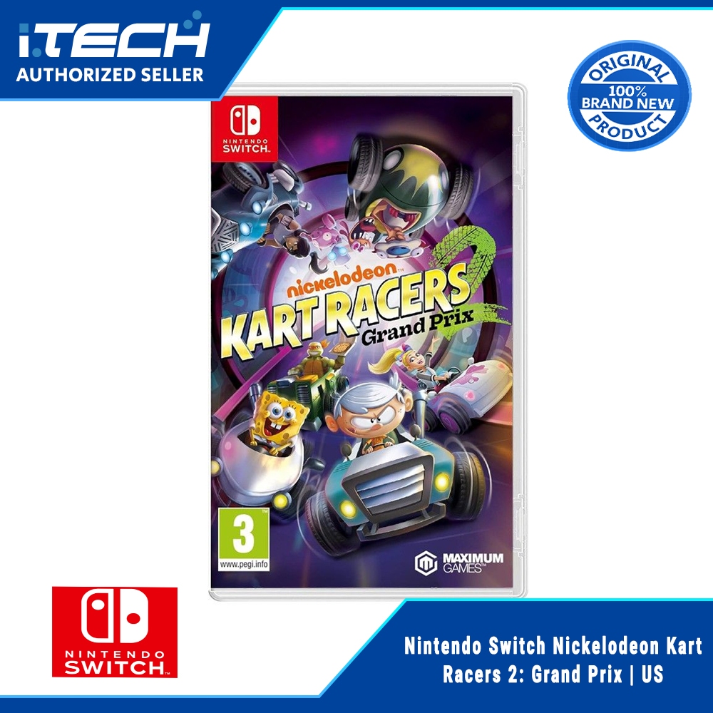 Nintendo Switch Nickelodeon Kart Racers 2: Grand Prix | US | Shopee ...