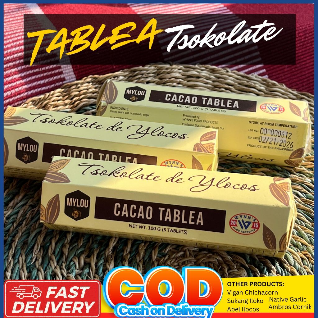Ilocos Cacao Tablea Ksokolate Ilocos Organic Kakao Pure Tablea Tableya ...