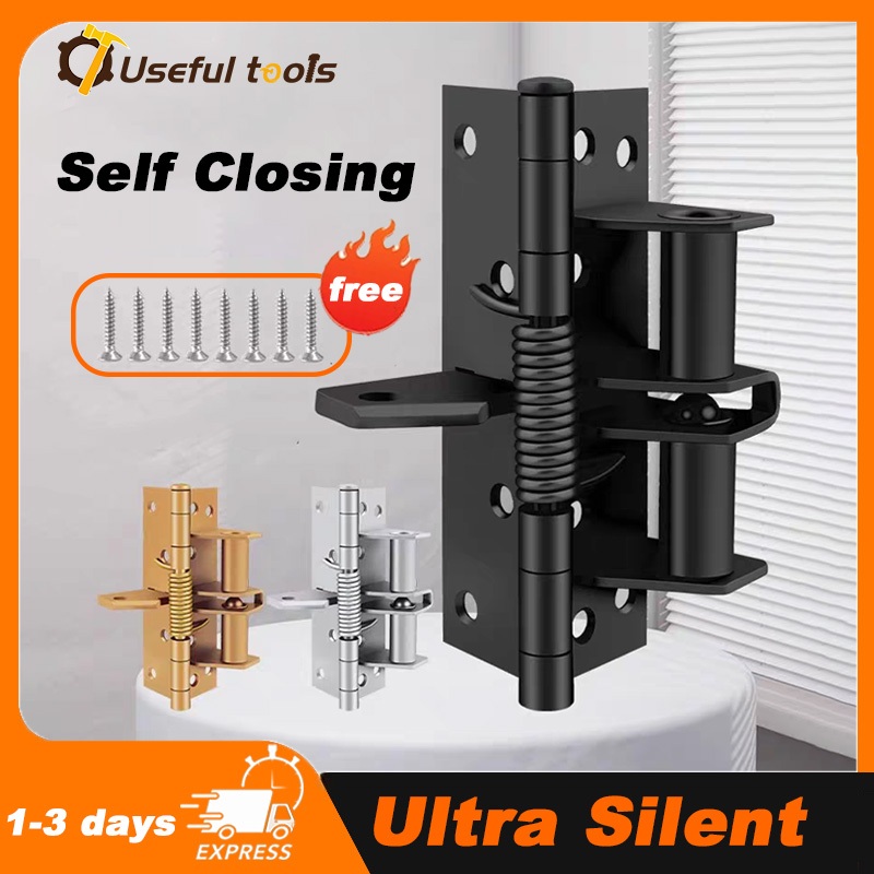 Adjustable Self Closing Door Hinge Metal Automatic Spring Door Closer ...