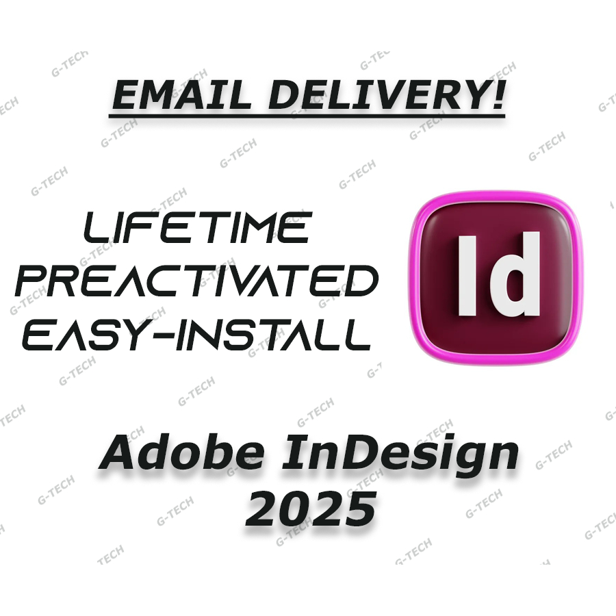 [G-techhhh] Adobe InDesign 2025 for Windows and Macbook lifetime ...