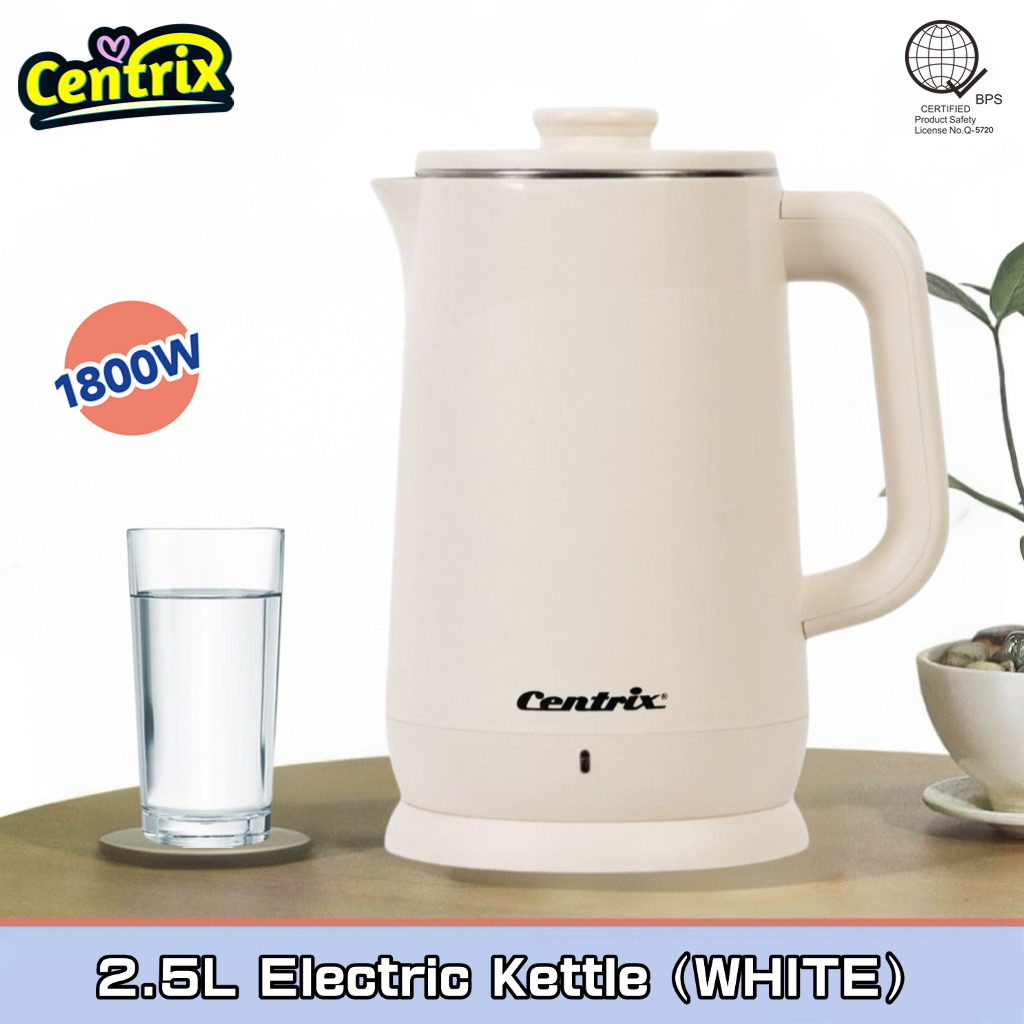 Centrix COD Electric Kettle 2.5L Stainless Steel Fast Boiling Household ...