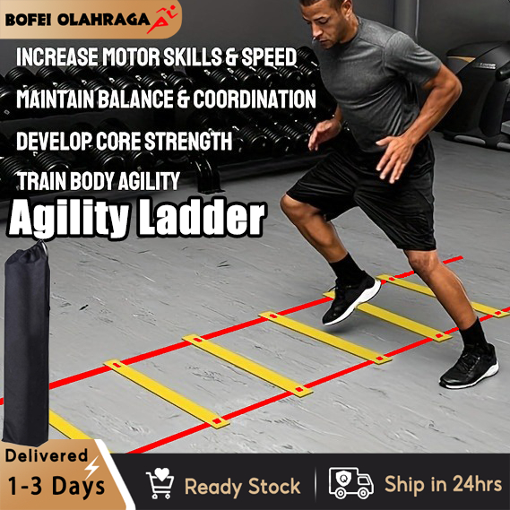 Agility Ladder Training Ladder For Footwork 5m/6m/8m/10m Football ...