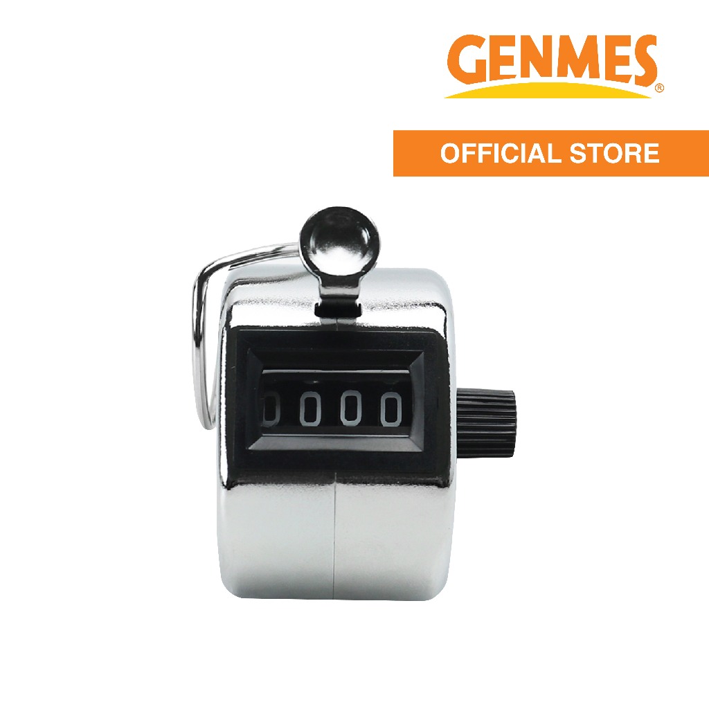 GENMES Metal Tally Counter | 4-Digits | Hand-held | 2410 | Shopee ...