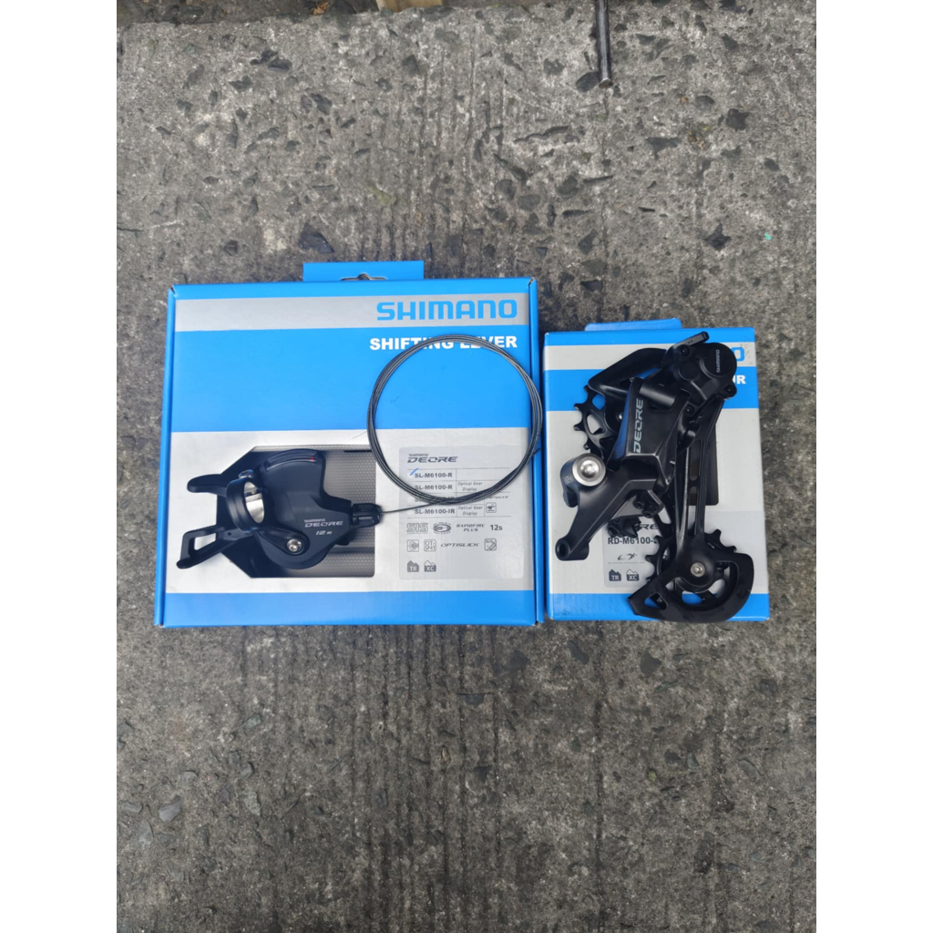 SHIMANO DEORE M6100 RD AND SHIFTER WITH BOX OR NO BOX FOR MTB | Shopee ...