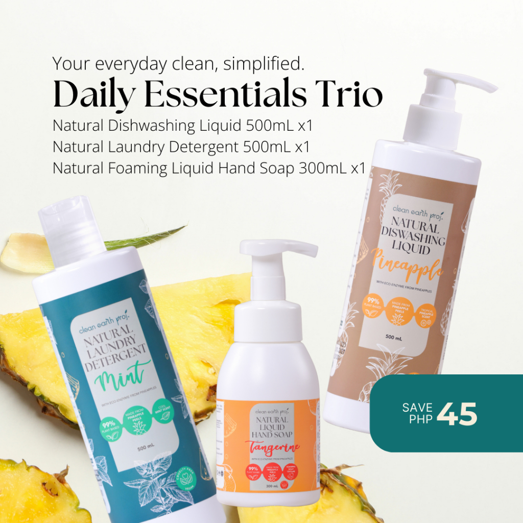 Clean Earth Project Natural Dishwashing Liquid, Laundry Detergent and ...