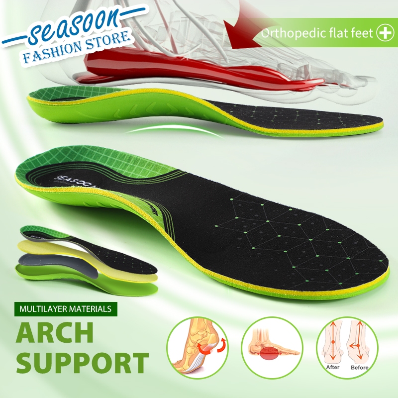 Orthopedic Arch Support Shoe Insoles Foot Pad X/O Type Leg Correction ...