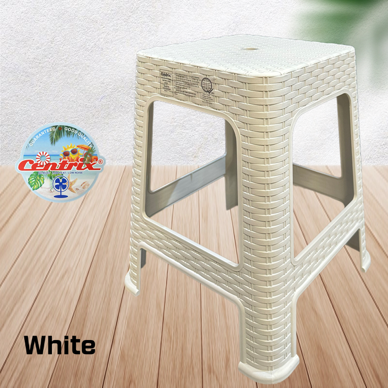 Centrix Rattan Stool High-Quality Plastic Sturdy Chair Furniture ...