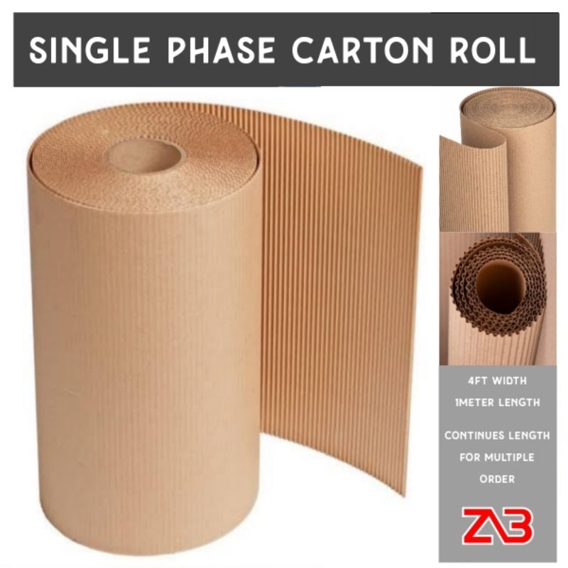 Single Phase Carton Roll per 4ft x 1Meter (continues Length) | Shopee ...