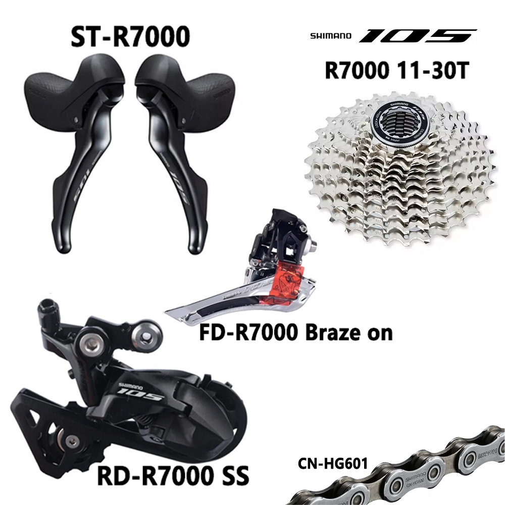 Shimano 105 R7000 Groupset Road Bike Bicycle Set CS-R7000 11-34T/32T ...