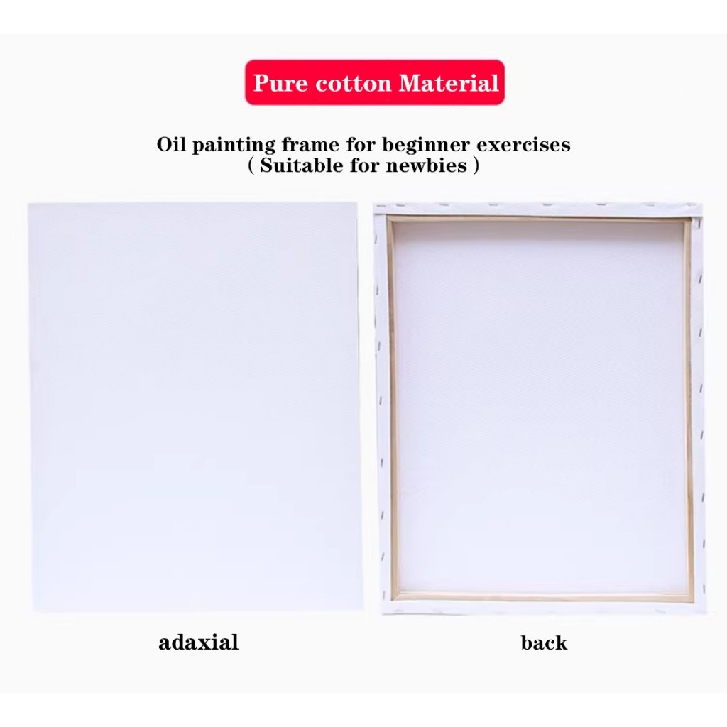 Oil painting frame cotton oil canvas plate with frame DIY blank ...