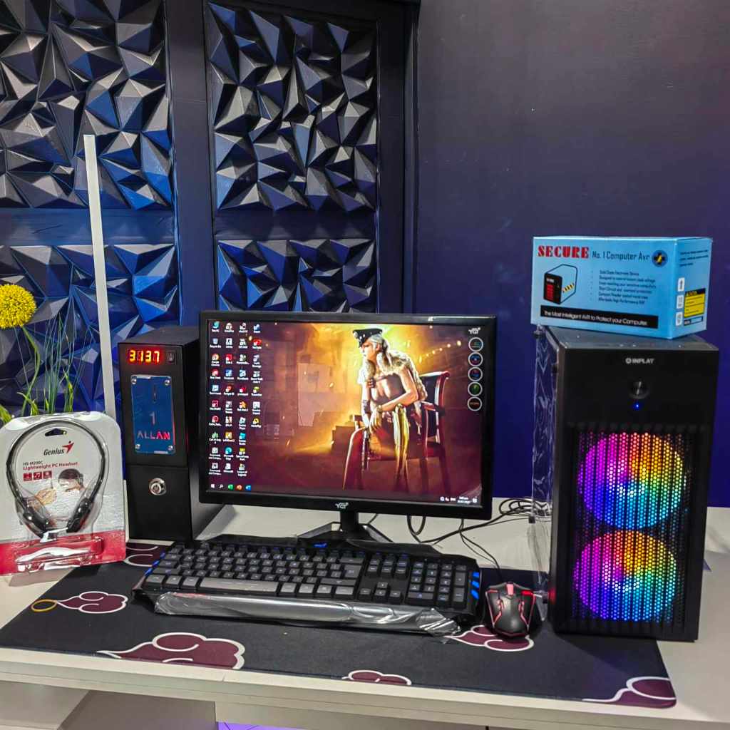 SINGLE PISONET AMD A8-7680 9GB RAM 128GB SSD 19 INCHES WIDE MONITOR ...