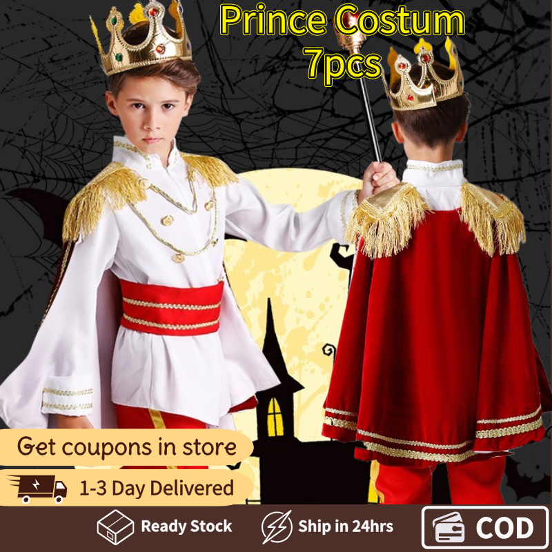 United Nation Prince Costume for Kids Boys Halloween Birthday