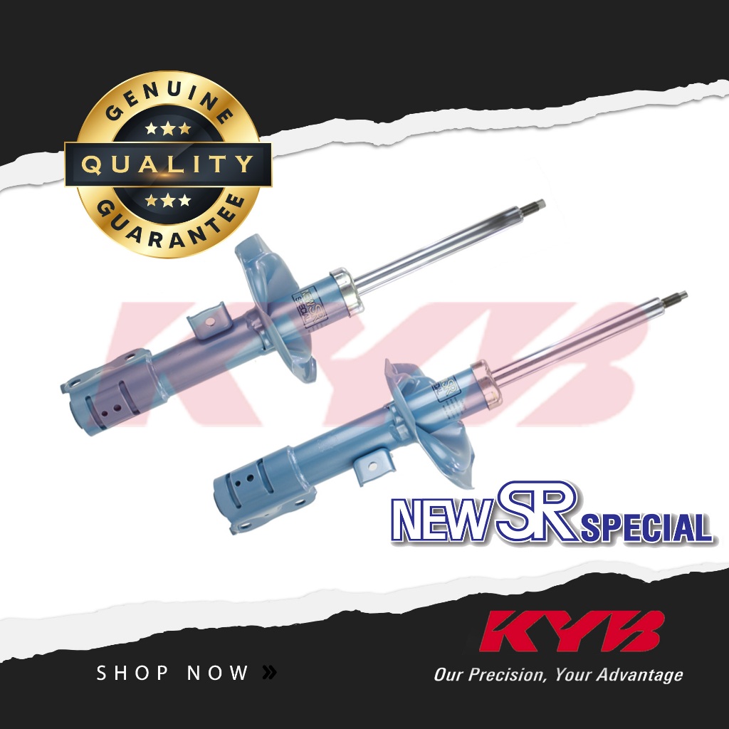 KYB KAYABA (2pcs) New SR Shock Absorber for Mitsubishi Lancer EX 2007 ...