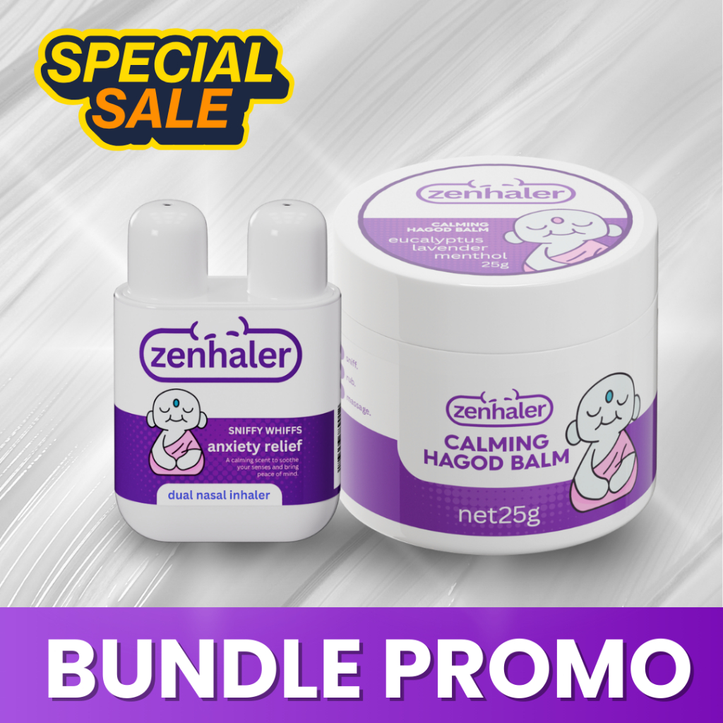 BUNDLE PROMO - Zenhaler Anxiety Relief and Calming Hagod Balm | Shopee ...