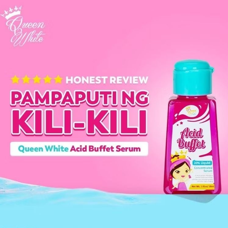 Queen White Acid Buffet Serum Underarm Whitening | Shopee Philippines