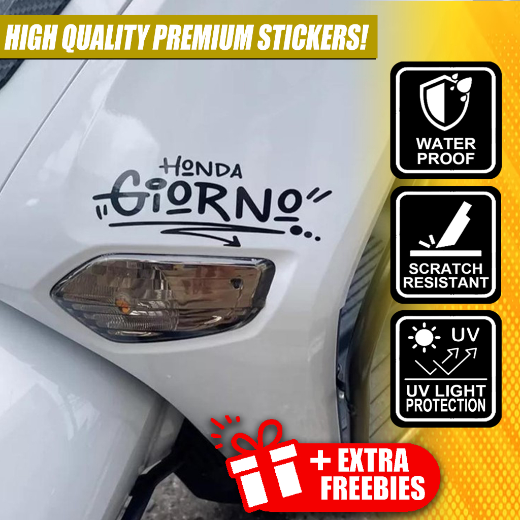 Honda Giorno 125 Sticker for Motorcycle Stickers Waterproof Scooter ...