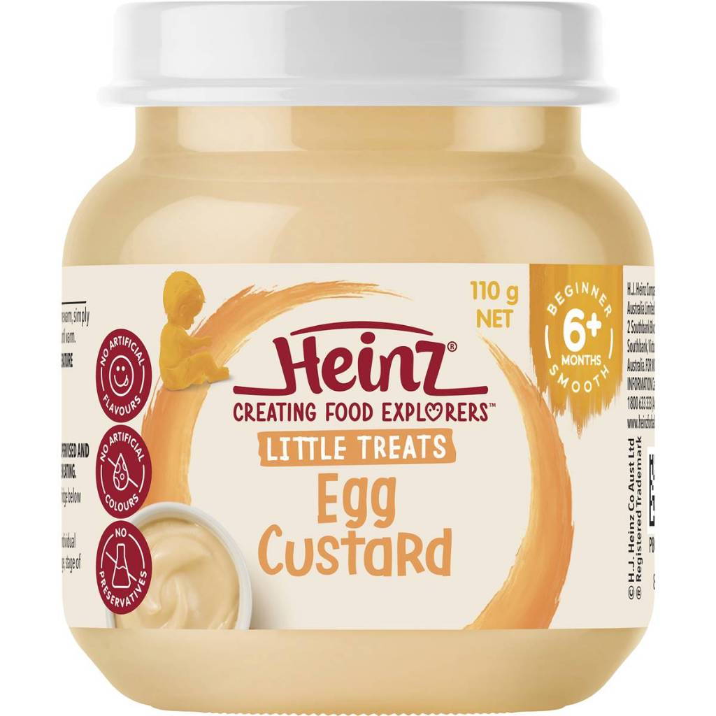 Heinz Australia BABY FOOD PUREE JAR 110g 4+ to 6+ months
