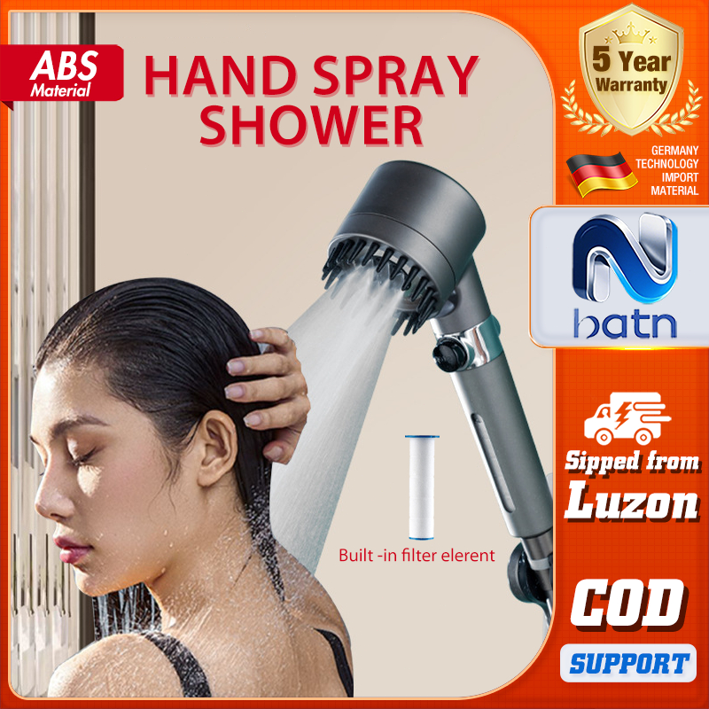 High Pressure Shower Head Pressurized nozzle comes with Filter 3 Spray ...