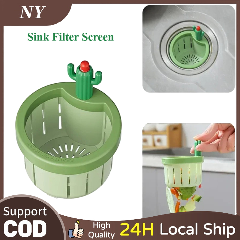 Cactus Sink Filter Sink Drain Strainer Automatic Dumping Basket Kitchen ...