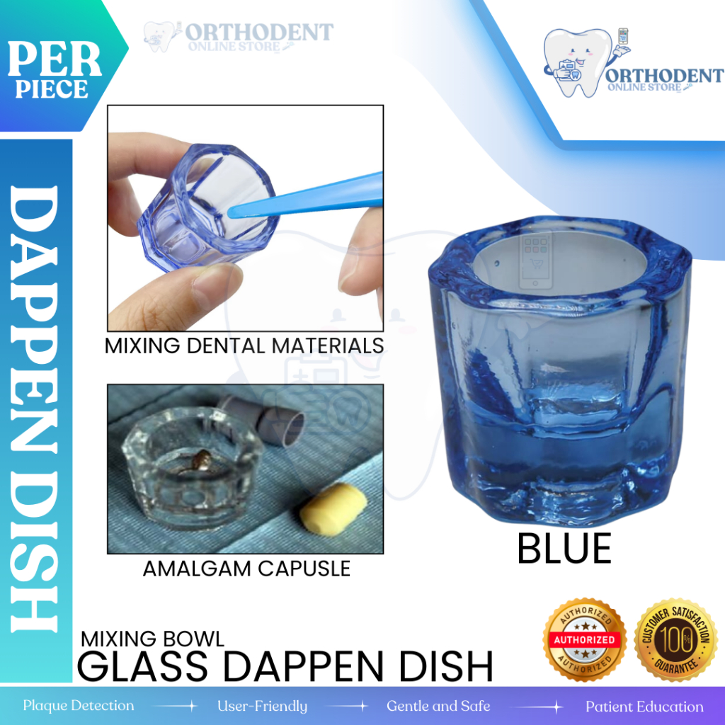 Crystal Glass Dappen Dish – Durable Mixing Bowl for Dental and Cosmetic ...