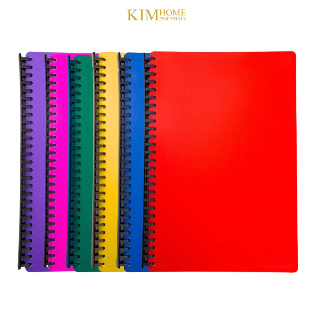 KIMHOME colored long and short clearbook for school office A4 Legal ...