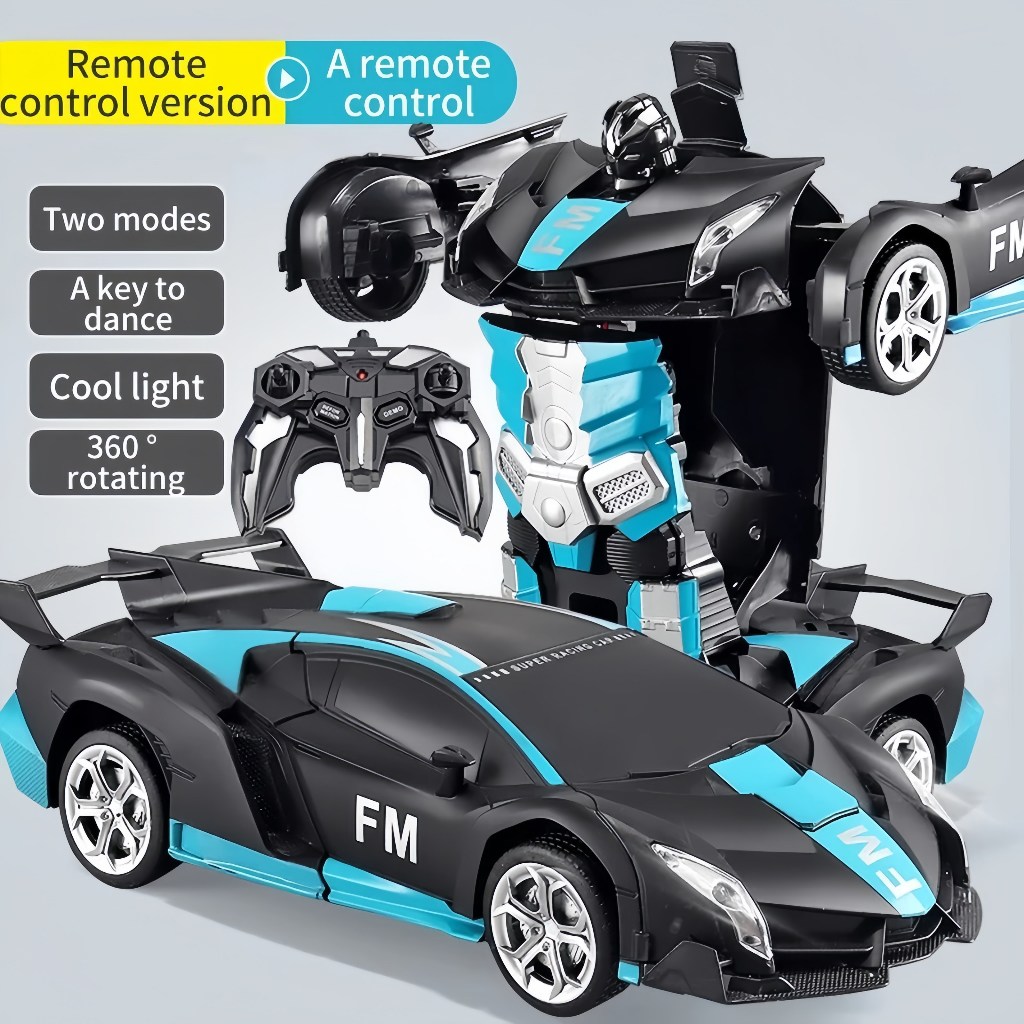 【24H】2 in 1 RC Remote Control Car Toy for Boys 360° Rotating RC ...