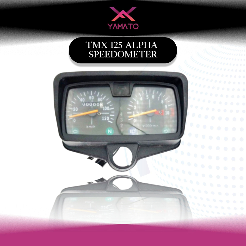 YAMATO MOTORCYCLE TMX 125 ALPHA SPEEDOMETER / ODO METER Gauge | Shopee ...