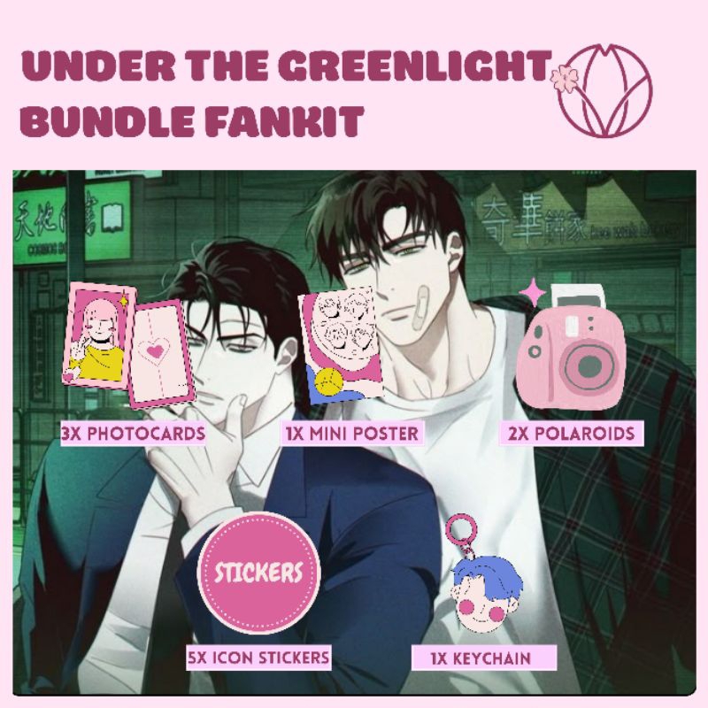 UNDER THE GREENLIGHT Matthew Raynor Jin Cheong Woo Yaoi Bundle Fankit ...