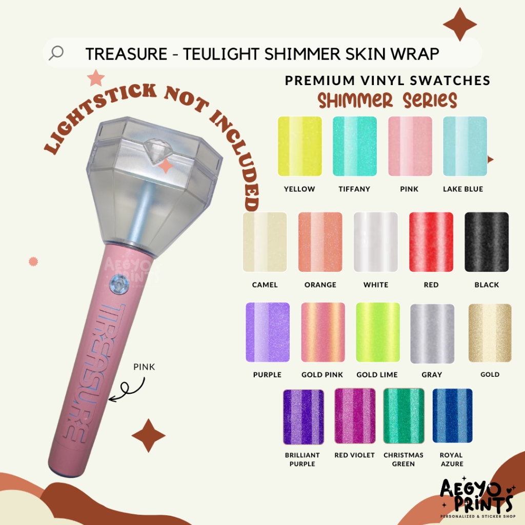 TEULIGHT - SHIMMER SKIN WRAP FOR TREASURE LIGHTSTICK | Aegyoprints ...