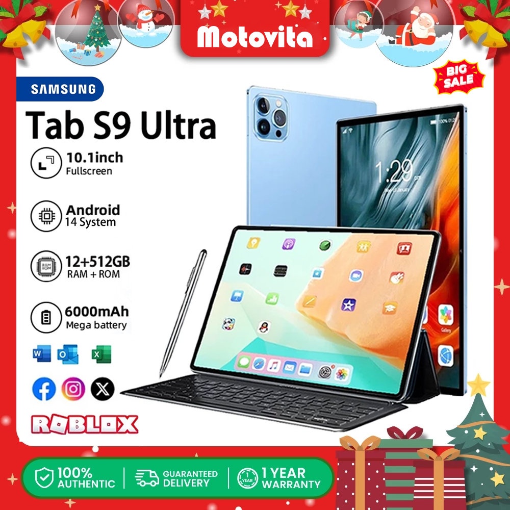SAM/SUNG Tab S10 Android Tablet With Keyboard 12GB + 512GB Smart Tab 10 ...