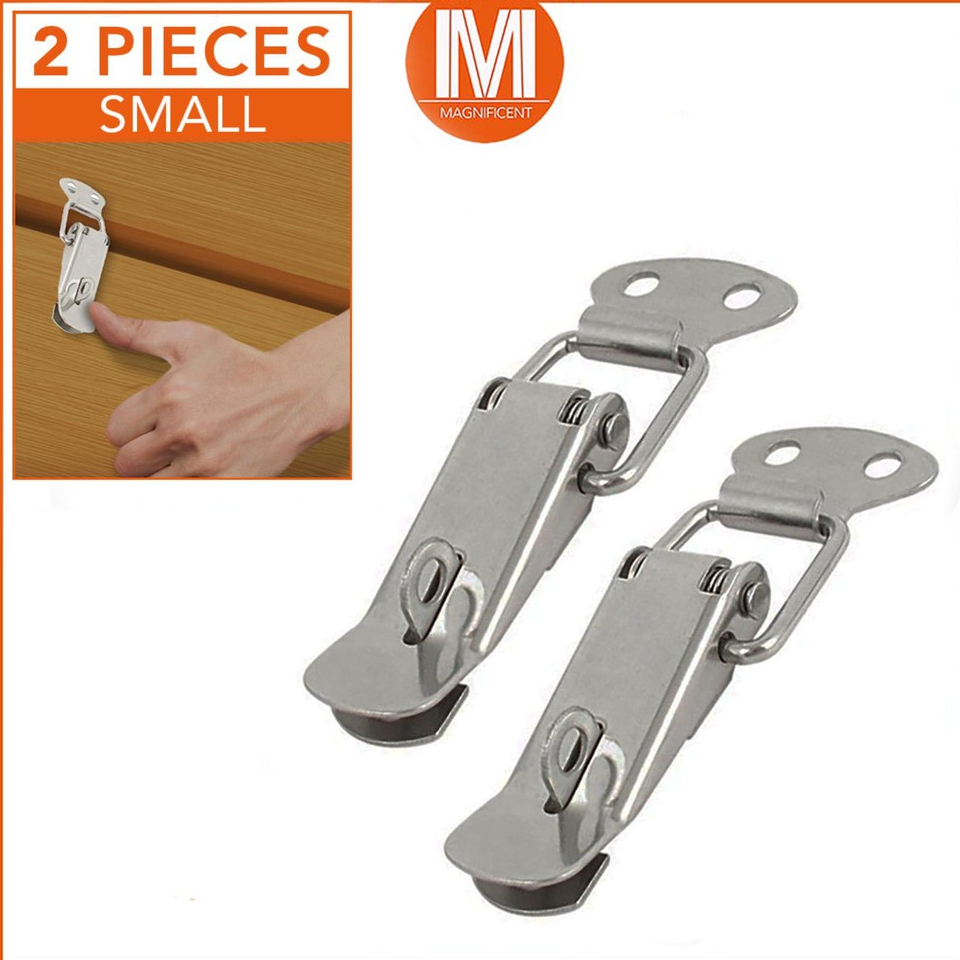 Steel Cabinet Box Spring Loaded Draw Latch (2 Pieces) | Shopee Philippines