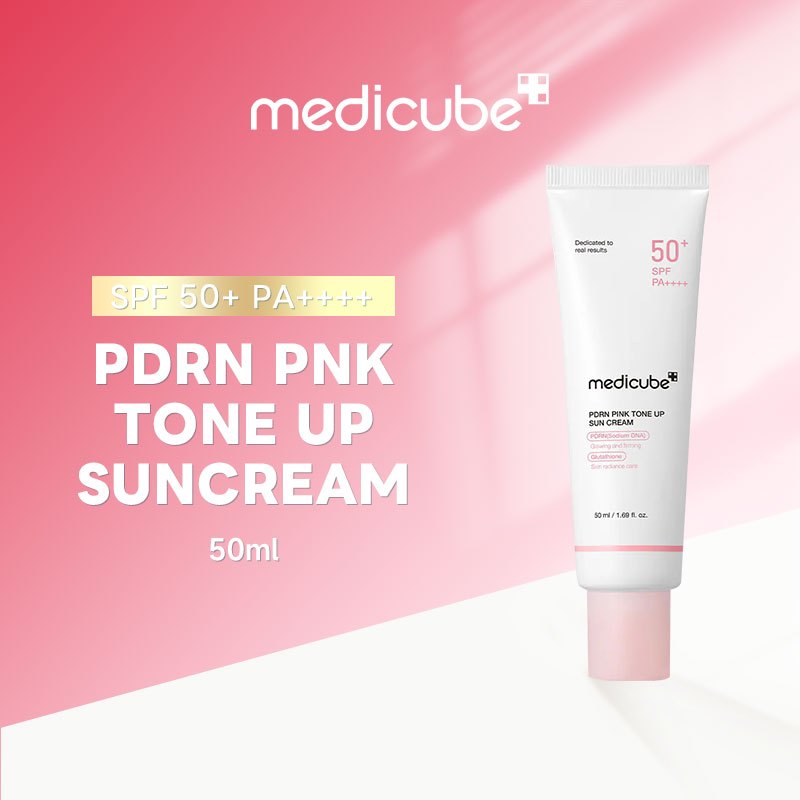 Medicube Sunscreen Pdrn Pink Tone Up Sun Cream 50ml Spf 50+ PA++++ Face ...
