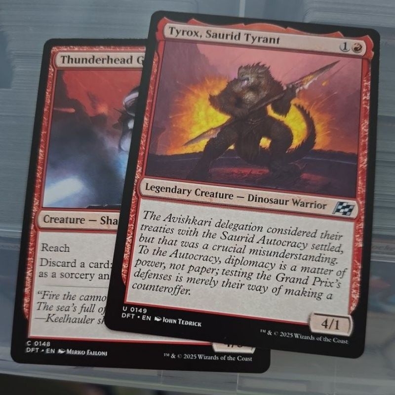 thunderhead gunner / tyrox, saurid tyrant - DFT | Shopee Philippines