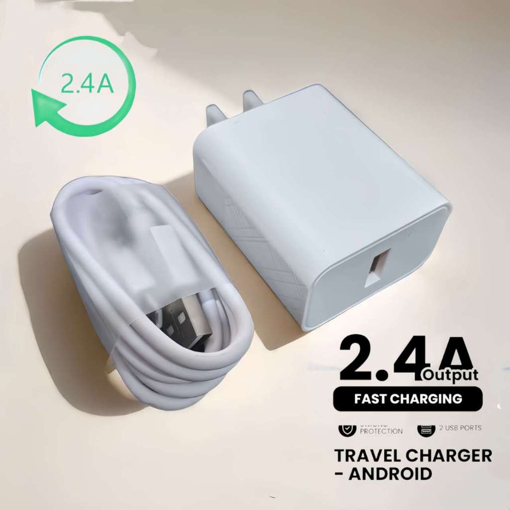 pp091 Infinix Charger Super Fast Charger 2.4A V8 Data Line For Type c ...
