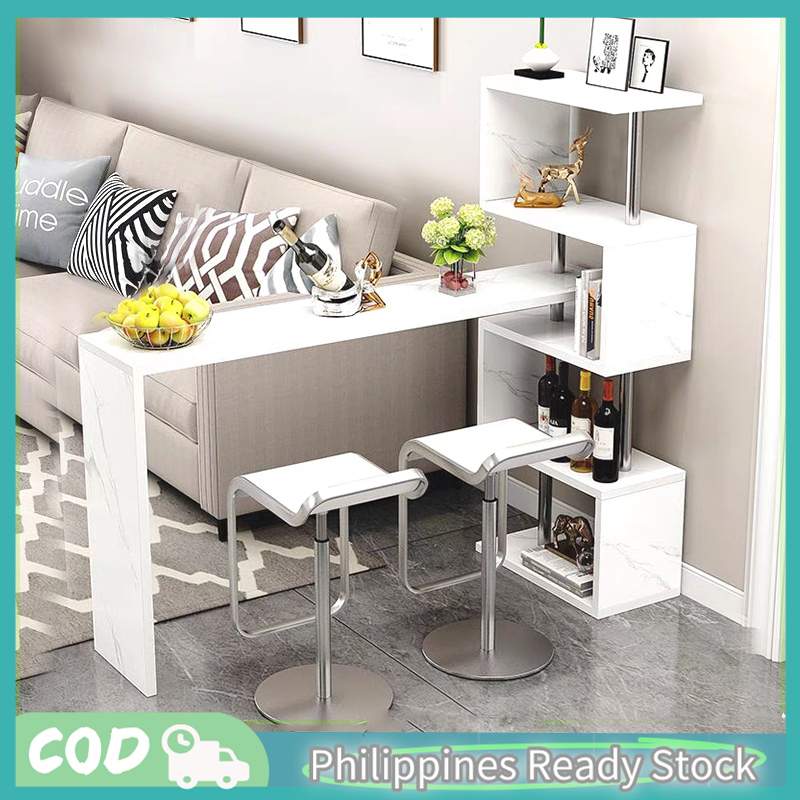 COD⚡ High Quality L-Shaped Computer Table Study Desk With Rotating ...