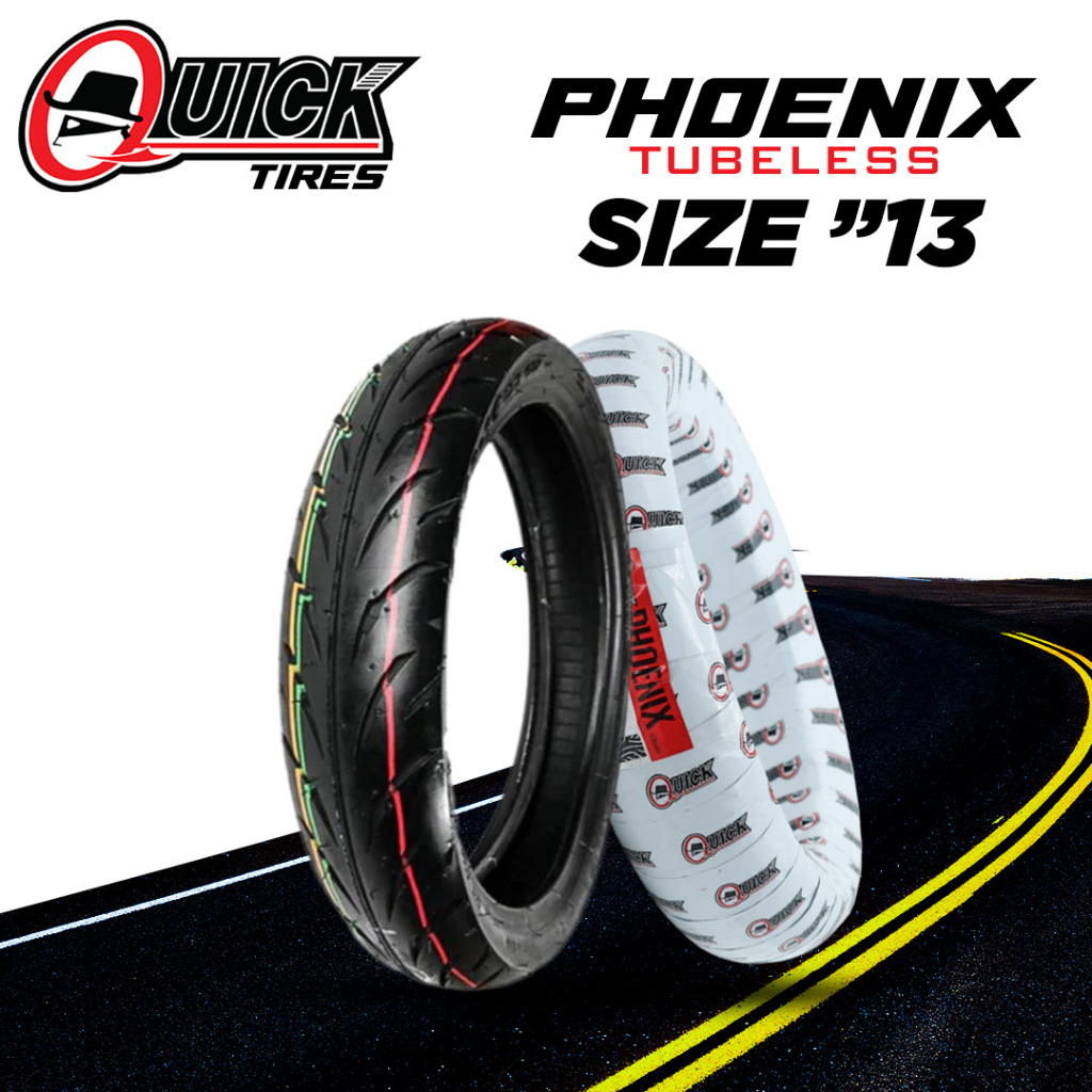 Quick Tire Phoenix Tubeless Size 13 | Shopee Philippines